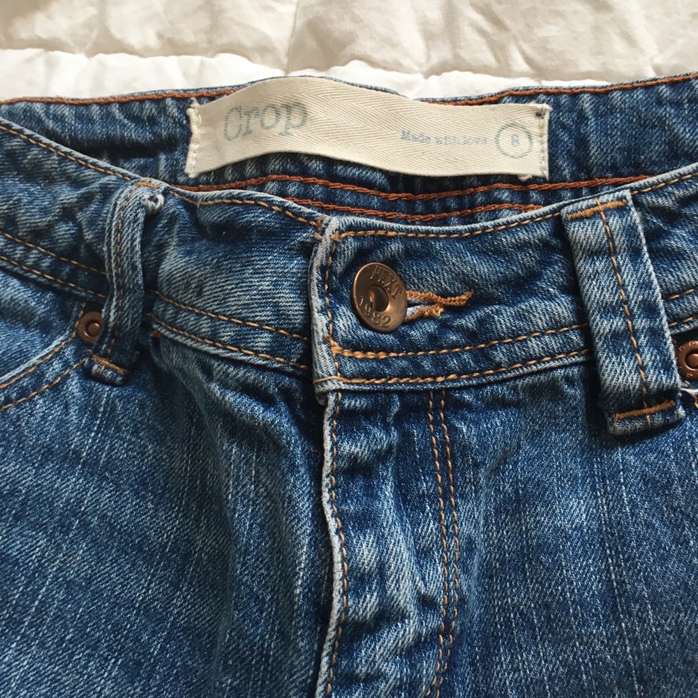 Next cropped jeans womens size 8 100% cotton